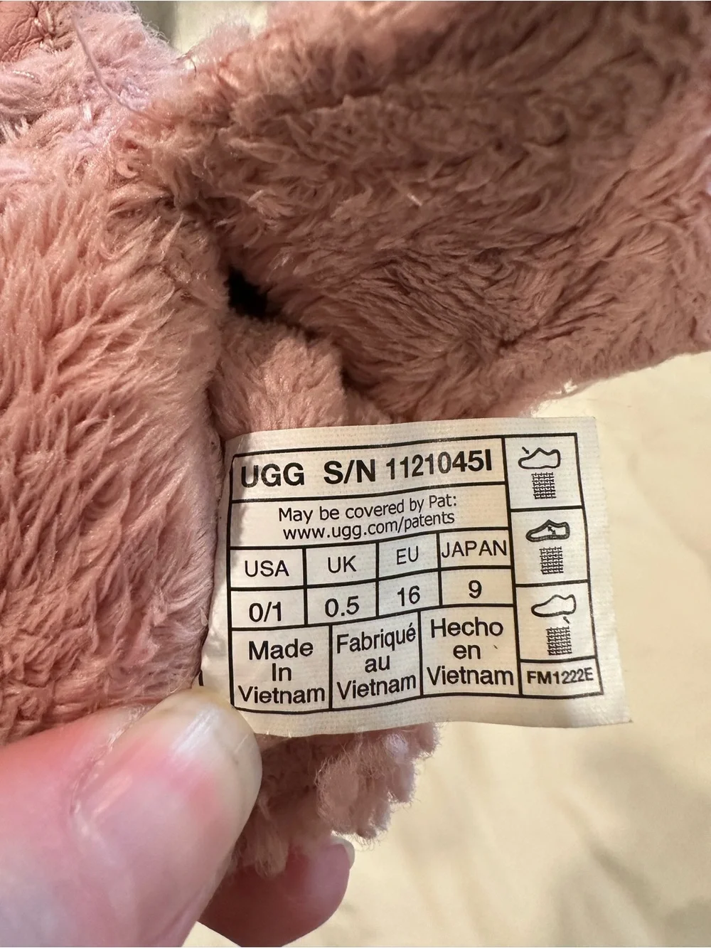 UGG Blush Pink Shearling Baby Booties